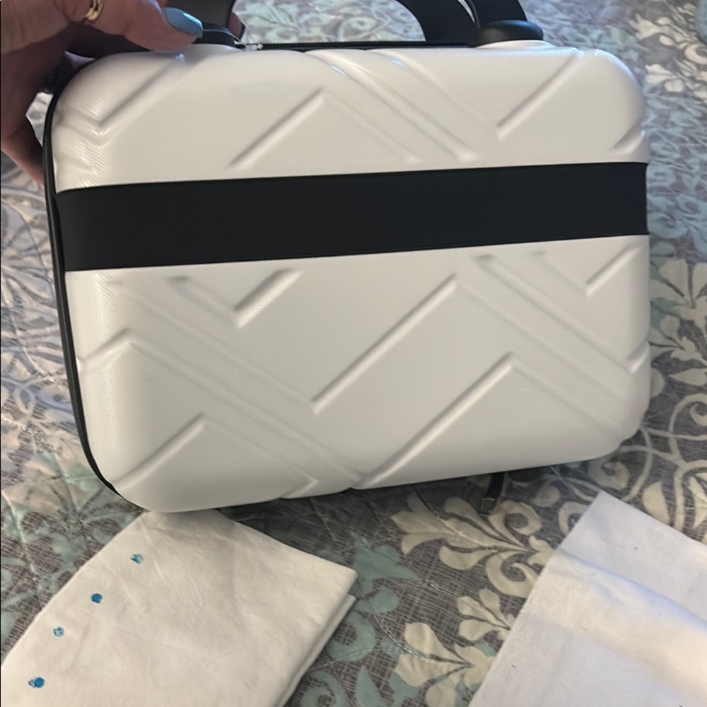 White and Black Men's Bag